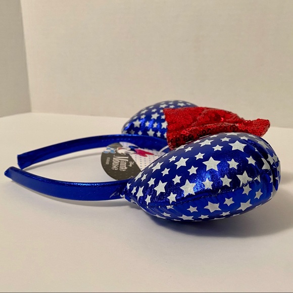Disney Minnie Mouse Ears Americana Headband - Picture 9 of 11